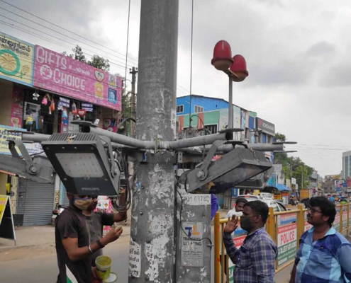 High Mast Pole Erection Team in Chennai