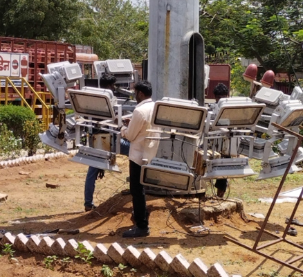 High Mast & Street Light Foundation Work contractors in Chennai